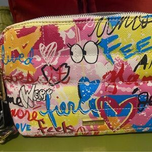 Colorful Aldo Graffiti Print Women's Bag